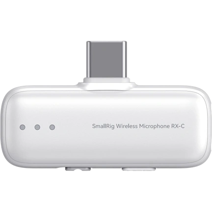 SMALLRIG 5716 S70 WIRELESS MICROPHONE WITH MULTI-DEVICE COMPATIBILITY (WHITE)
