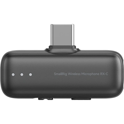 SMALLRIG 5717 S70-C2 WIRELESS MICROPHONE WITH USB-C ADAPTER FOR PHONES (BLACK)