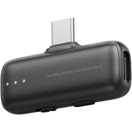SMALLRIG 5717 S70-C2 WIRELESS MICROPHONE WITH USB-C ADAPTER FOR PHONES (BLACK)