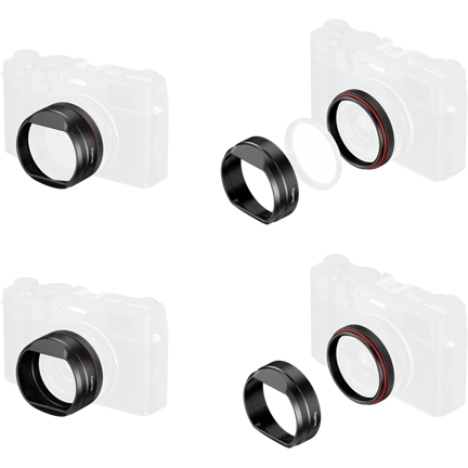 SMALLRIG 5848 LENS HOOD FOR FUJIFILM X100VI / X100V (BLACK)