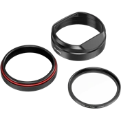 SMALLRIG 5850 UV FILTER WITH LENS HOOD KIT FOR FUJIFILM X100VI / X100V (BLACK)