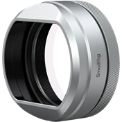 SMALLRIG 5851 UV FILTER WITH LENS HOOD KIT FOR FUJIFILM X100VI / X100V (SILVER)