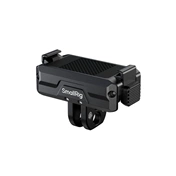 SMALLRIG 5890 BIDIRECTIONAL QR FOLDING ADAPTER MOUNT WITH 2-PRONG MOUNT AND 1/4"-20 THREADED HOLE