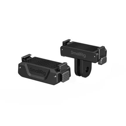 SMALLRIG 5918 BIDIRECTIONAL QR FOLDING ADAPTER SUPPORT WITH 2-PRONG MOUNT AND 1/4"-20 THREADED HOLE