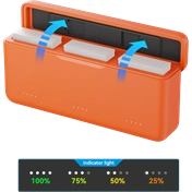 SMALLRIG 5922 CHARGING CASE FOR BATTERIES FOR DJI ACTION 6