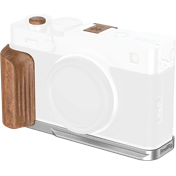 SMALLRIG 5984 L-SHAPED MOUNT PLATE WITH WOODEN HANDLE FOR FUJIFILM X-E5 (ROSEWOOD, SILVER)