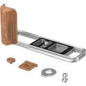 SMALLRIG 5984 L-SHAPED MOUNT PLATE WITH WOODEN HANDLE FOR FUJIFILM X-E5 (ROSEWOOD, SILVER)