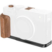 SMALLRIG 5985 L-SHAPED MOUNT PLATE WITH WOODEN HANDLE FOR FUJIFILM X-E5 (ROSEWOOD, BLACK)