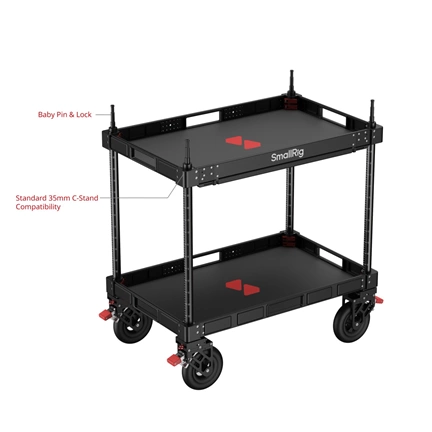 SMALLRIG 5991 36" VIDEO PRODUCTION CAMERA CART (LITE)