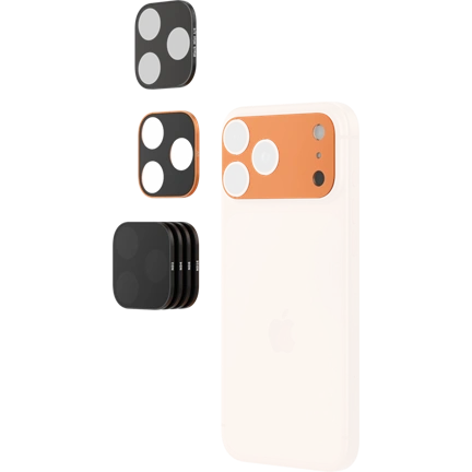 SMALLRIG 6067 SQUARE UV FILTER KIT FOR IPHONE 17 PRO MAX (ORANGE)