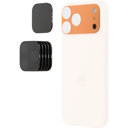 SMALLRIG 6075 SQUARE ND & BLACK MIST FILTER KIT FOR IPHONE 17 PRO MAX (ORANGE)