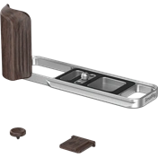 SMALLRIG 6236 L-SHAPED MOUNT PLATE WITH WOODEN HANDLE FOR FUJIFILM X-E5 (EBONY, SILVER)