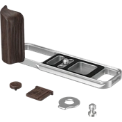 SMALLRIG 6236 L-SHAPED MOUNT PLATE WITH WOODEN HANDLE FOR FUJIFILM X-E5 (EBONY, SILVER)