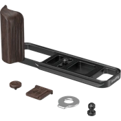 SMALLRIG 6237 L-SHAPED MOUNT PLATE WITH WOODEN HANDLE FOR FUJIFILM X-E5 (EBONY, BLACK)