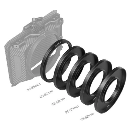 SMALLRIG Adapter Rings Kit (52/55/58/62/86-95mm)