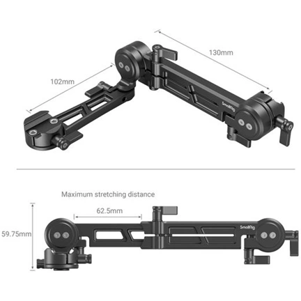 SMALLRIG Adjustable EVF Mount with NATO Clamp MD3507