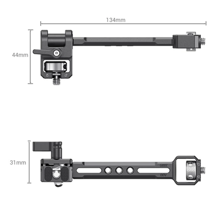 SMALLRIG Adjustable Monitor Mount for DJI RONIN-S/RONIN-SC & ZHIYUN CRANE 3/CRANE 3S/WEEBILL-S & MOZA AirCross 2 Gimbals