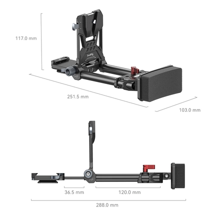 SMALLRIG Advanced Compact V-Mount Battery Mounting System 4063
