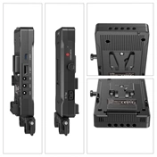 SMALLRIG Advanced V-Mount Battery Mount Plate with Dual 15mm Rod Clamp 3203B