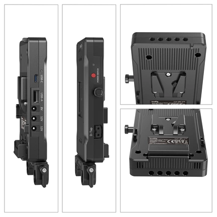 SMALLRIG Advanced V-Mount Battery Mount Plate with Dual 15mm Rod Clamp 3203B