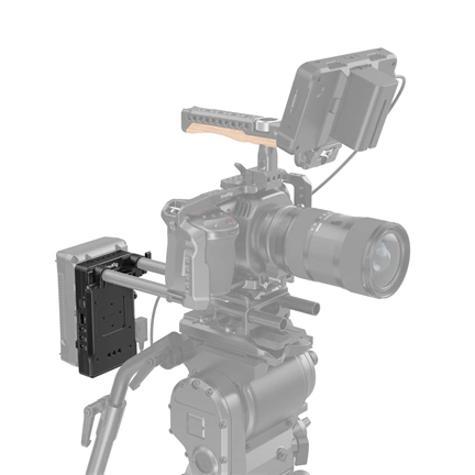 SMALLRIG Advanced V-Mount Battery Mount Plate with Dual 15mm Rod Clamp 3203B
