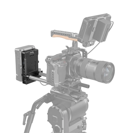 SMALLRIG Advanced V-Mount Battery Mount Plate with Dual 15mm Rod Clamp 3203B