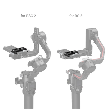 SMALLRIG Arca-Type Quick Release Plate for DJI RS 2 and RSC 2 Gimbal 3154