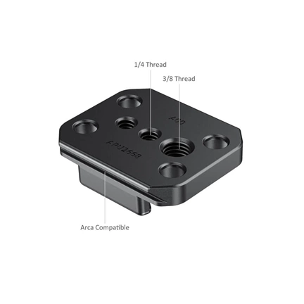 SMALLRIG BUCKLE ADAPTER WITH ARCA QUICK RELEASE PLATE FOR GOPRO CAMERAS APU2668