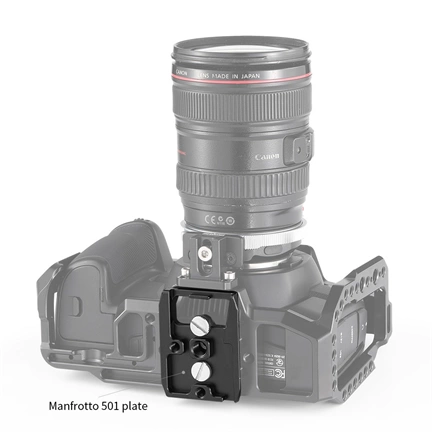 SMALLRIG Baseplate for Blackmagic Design Pocket Cinema Camera 4K & 6K (Manfrotto 501PL Compatible) DBM2266