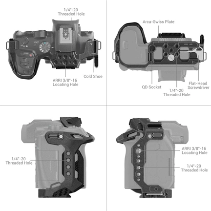 SMALLRIG "Black Mamba" Cage for Canon EOS R7