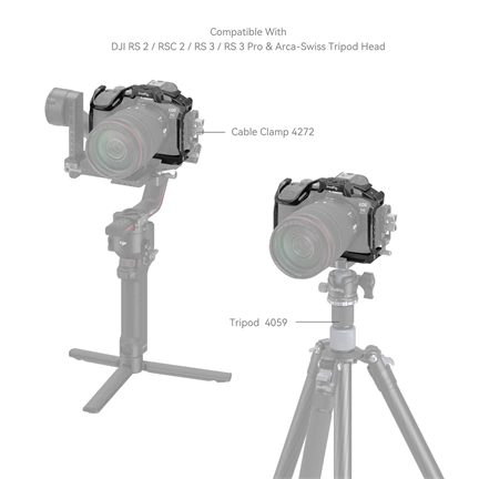 SMALLRIG “Black Mamba” Camera Cage for Canon EOS R6 Mark II 4161