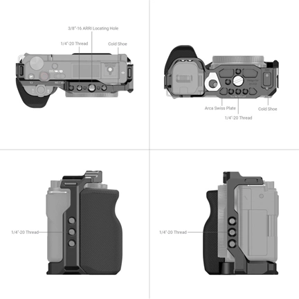 SMALLRIG Cage With Grip For Sony ZV-E10 3538B