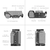 SMALLRIG Cage for Sony ZV-E1 4256