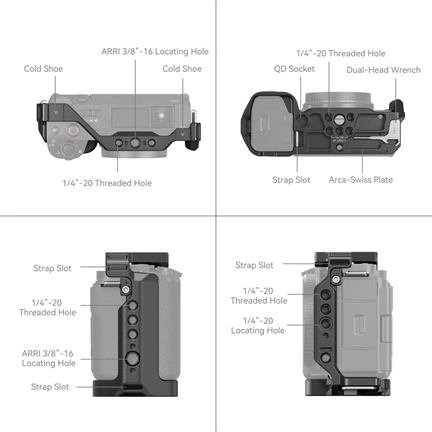 SMALLRIG Cage for Sony ZV-E1 4256
