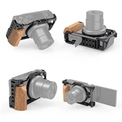 SMALLRIG Cage with Wooden Handgrip for Sony ZV1 Camera 2937