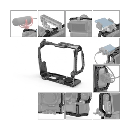 SMALLRIG Camera Cage for BMPCC 4K & 6K with Battery Grip Attached
