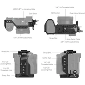 SmallRig Camera Cage for Sony Alpha 6700 4336