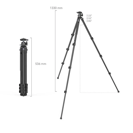 SMALLRIG Carbon Fiber Tripod AP-10 4060