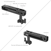 SMALLRIG Centering Adjustment Top Handle (NATO Clamp) 4441