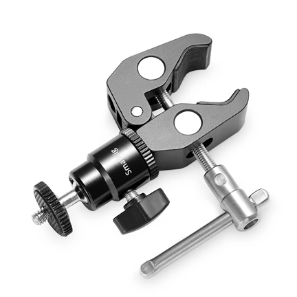 SMALLRIG Clamp Mount V1 w/ Ball Head Mount and CoolClamp 1124