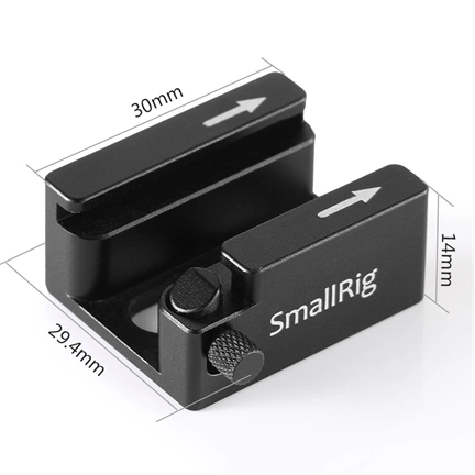 SMALLRIG Cold Shoe Mount Adapter with Anti-off Button 2260