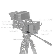SMALLRIG Compact V-Mount Battery Mounting System 4064B