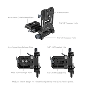 SMALLRIG Compact V-Mount Battery Mounting System 4064B