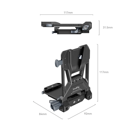 SMALLRIG Compact V-Mount Battery Mounting System 4064B