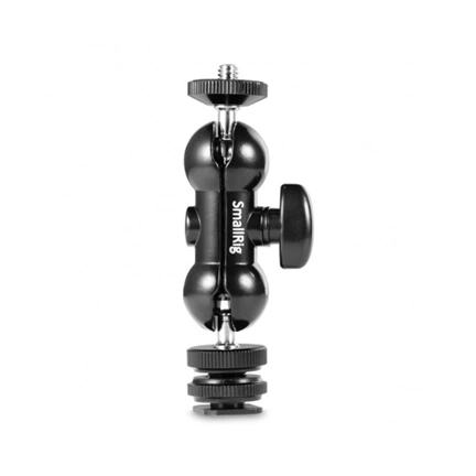 SMALLRIG Cool-Ballhead-V1 Multi-function Double BallHead w/ shoe mount & 1/4" screw 1135 SMALLRIG Cool-Ballhead-V1 Multi-function Double BallHead w/ shoe mount & 1/4" screw 1135