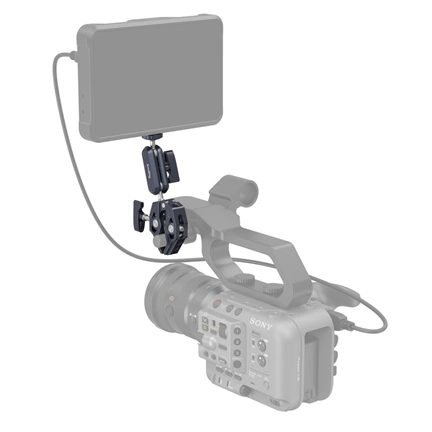 SMALLRIG Crab-Shaped Clamp with Ballhead Magic Arm 3757B