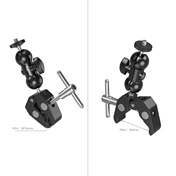 SMALLRIG Crab-Shaped Super Clamp with Ballhead Magic Arm 4373