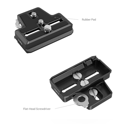 SMALLRIG Extended Arca-Type Quick Release Plate for DJI RS 2 and RSC 2 Gimbal 3162