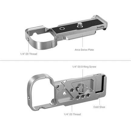 SMALLRIG Extension Grip For Sony ZV-E10 Silver 3524