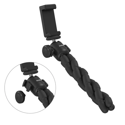 SMALLRIG Flexible Vlog Tripod Kit with Wireless Control VK-29 (Black) 3905
